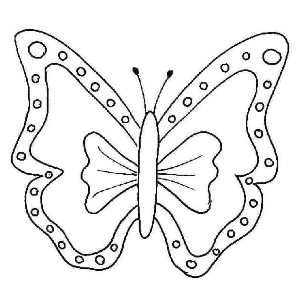 Desenho de Borboleta para colorir e imprimir grátis