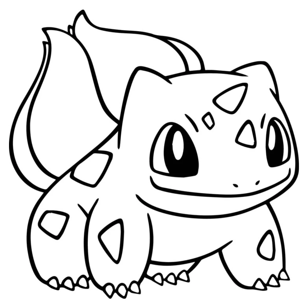 Bulbasaur from Pokémon coloring page to print for free