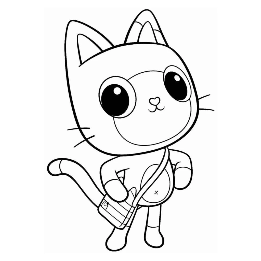 Desenho de Casa Mágica Da Gabby para colorir e imprimir grátis