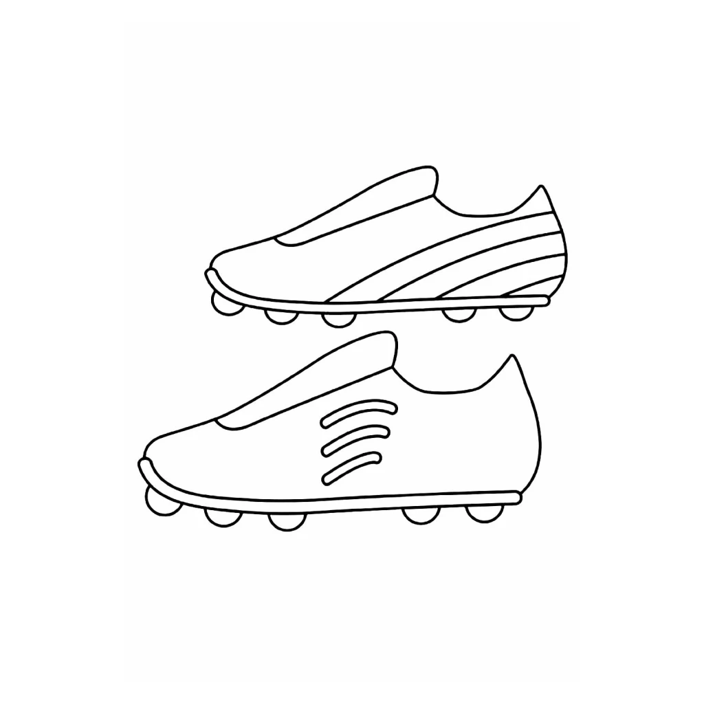 Desenho de Chuteira para colorir e imprimir grátis