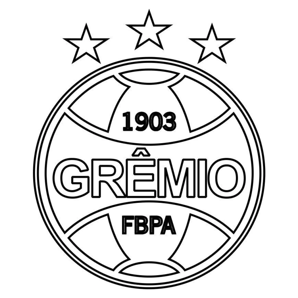 Desenho de Escudo Do Grêmio para colorir e imprimir grátis