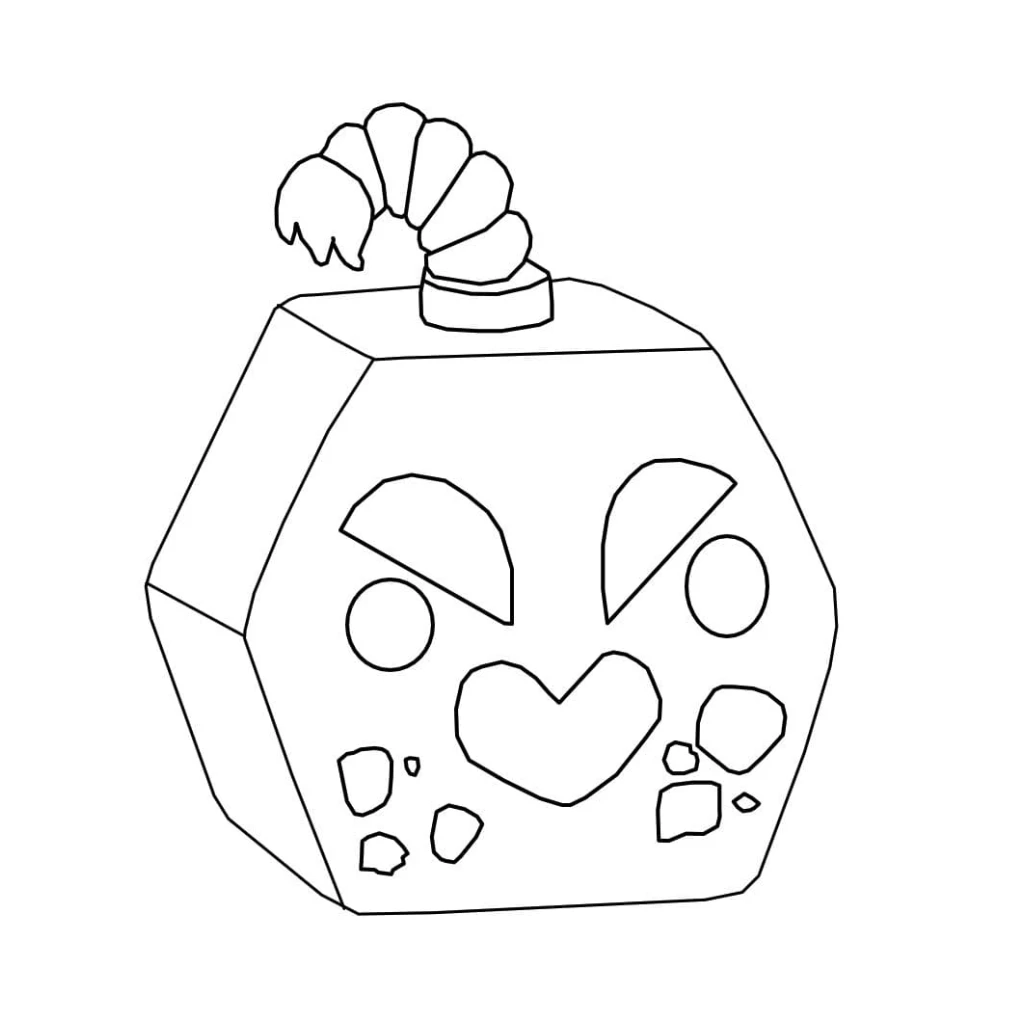 Dibujo de Juego de Blox Fruits para colorear e imprimir gratis