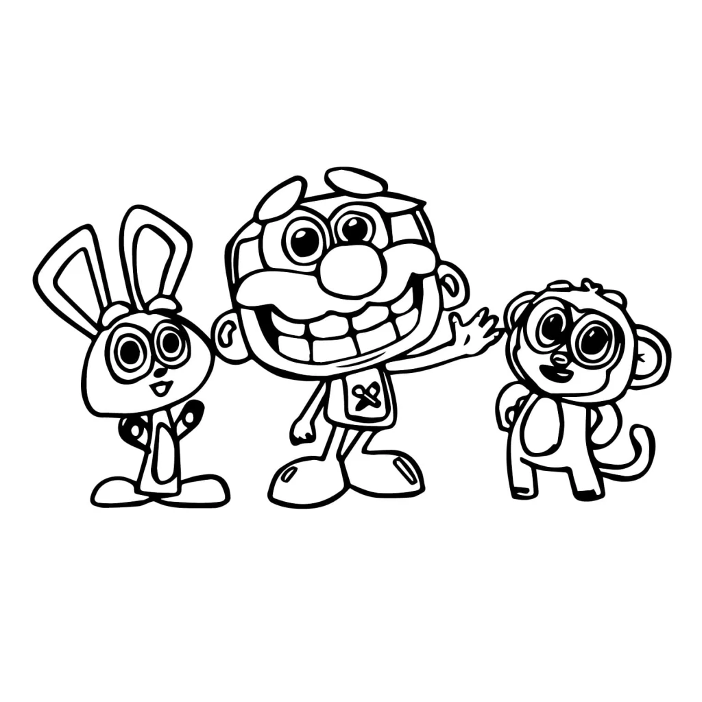 Desenho de José Comilão E Seus Amigos para colorir e imprimir grátis