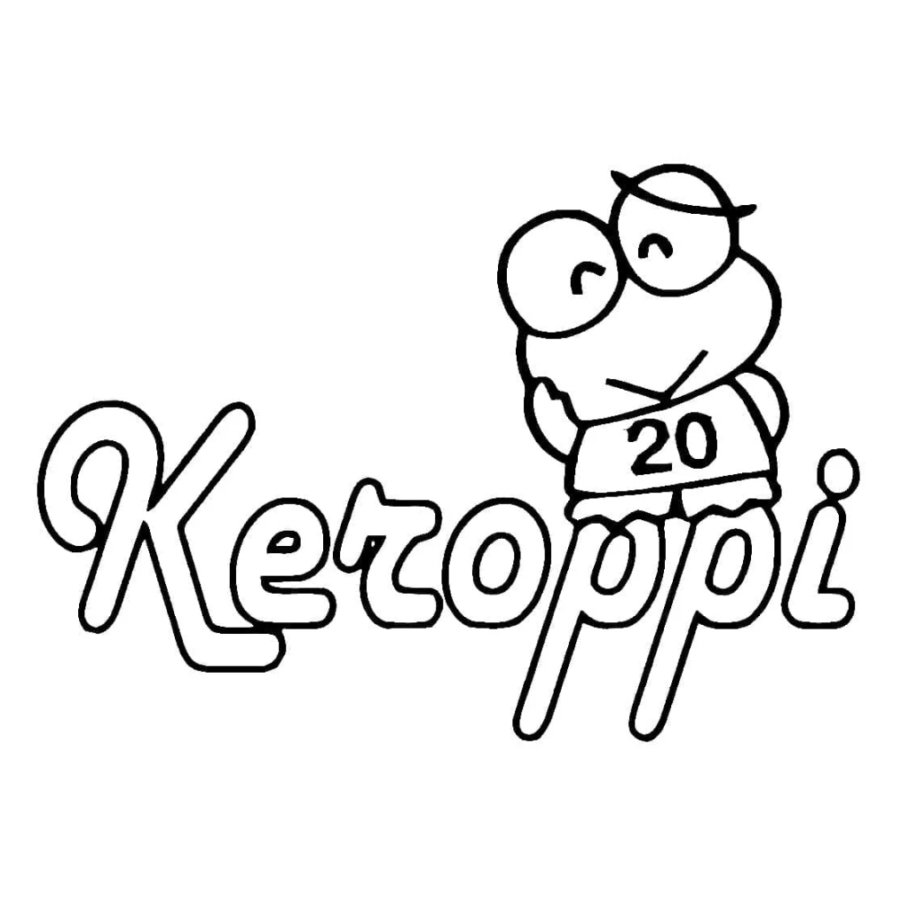 Desenho de Keroppi para colorir e imprimir grátis