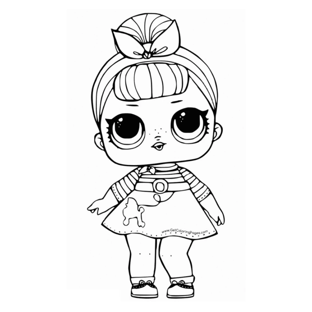 Dibujo de Muñeca encantada LOL Surprise para colorear e imprimir gratis