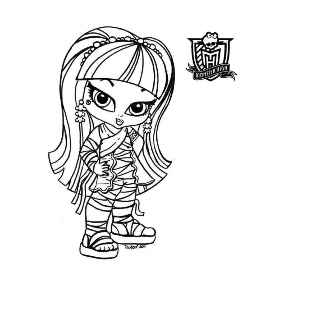 Desenho de Monster High para colorir e imprimir grátis