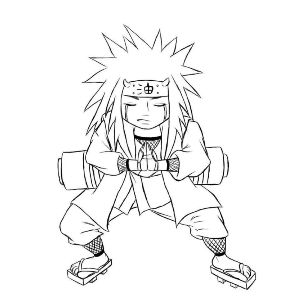 Desenho de Ninja para colorir e imprimir grátis