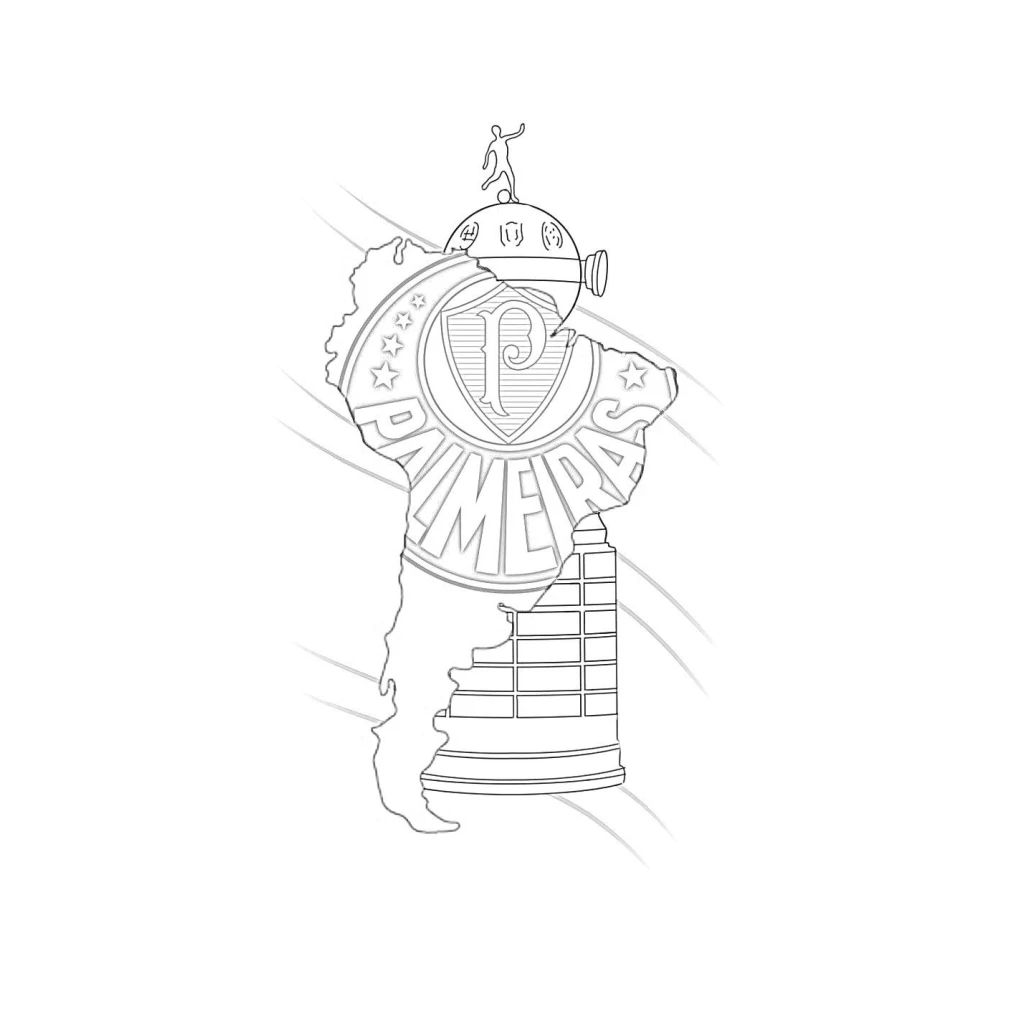 Desenho de Palmeiras para colorir e imprimir grátis
