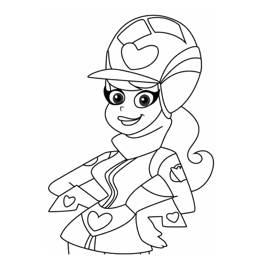 Desenho de Penélope Charmosa para colorir e imprimir grátis