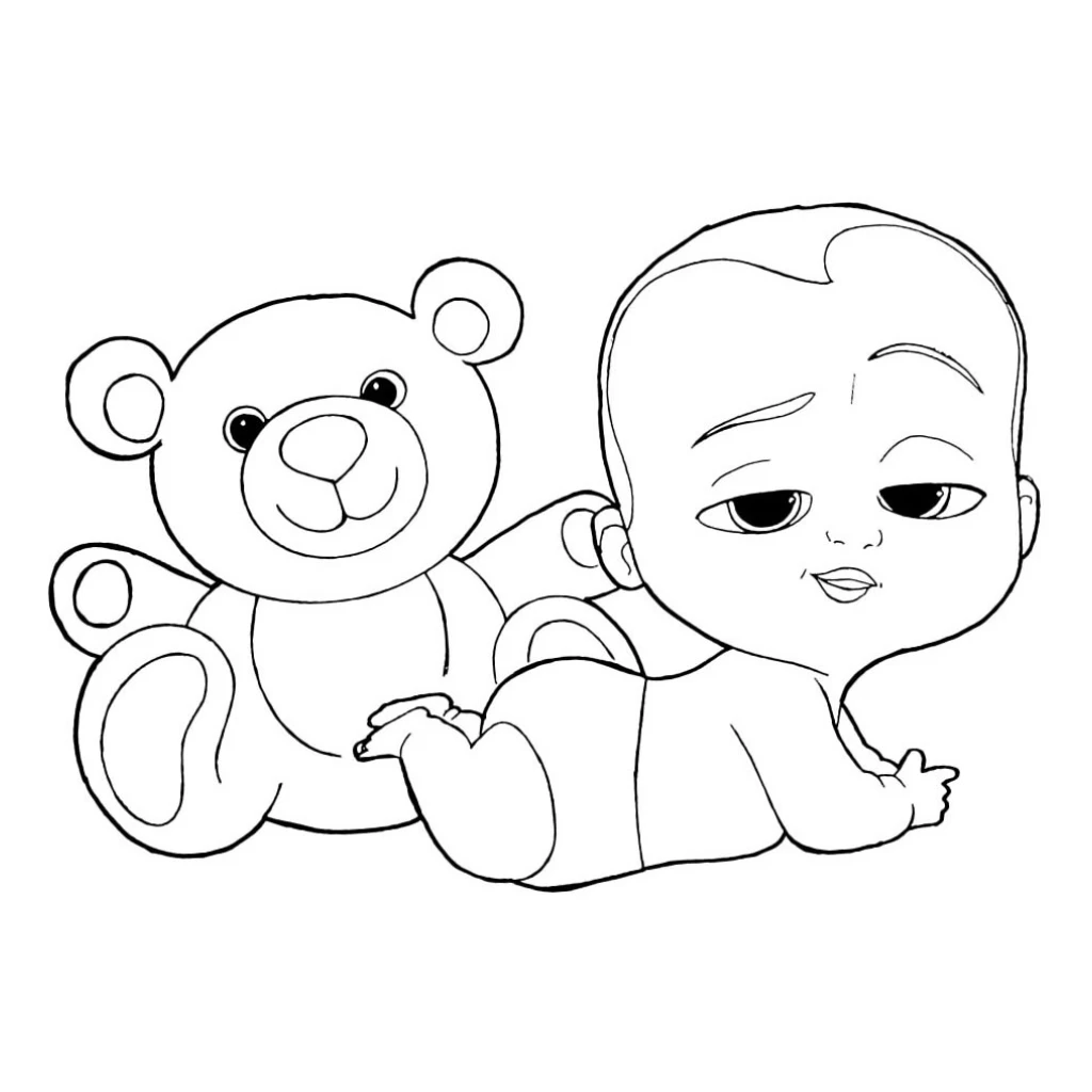 Desenho de Poderoso Chefinho para colorir e imprimir grátis