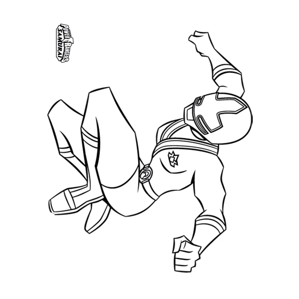 Desenho de Power Rangers para colorir e imprimir grátis