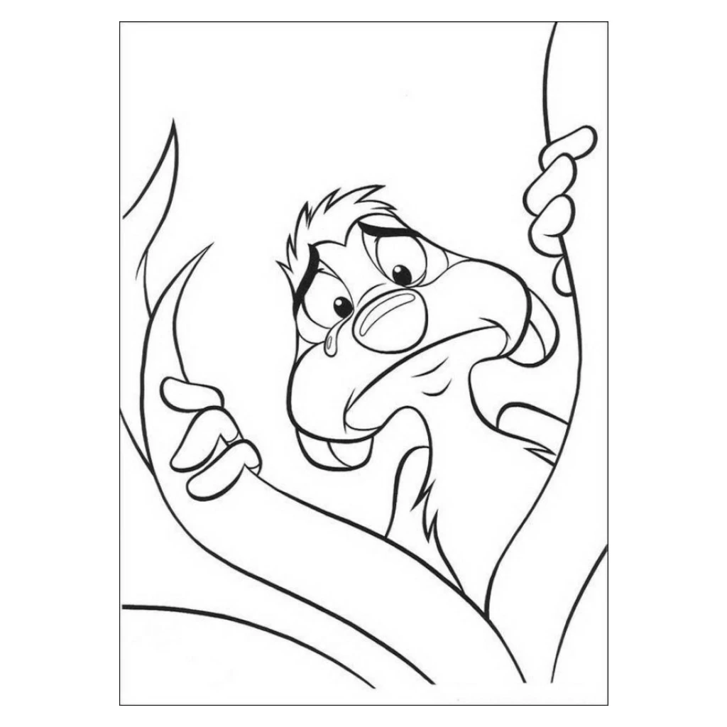 Lion King coloring page to print for free