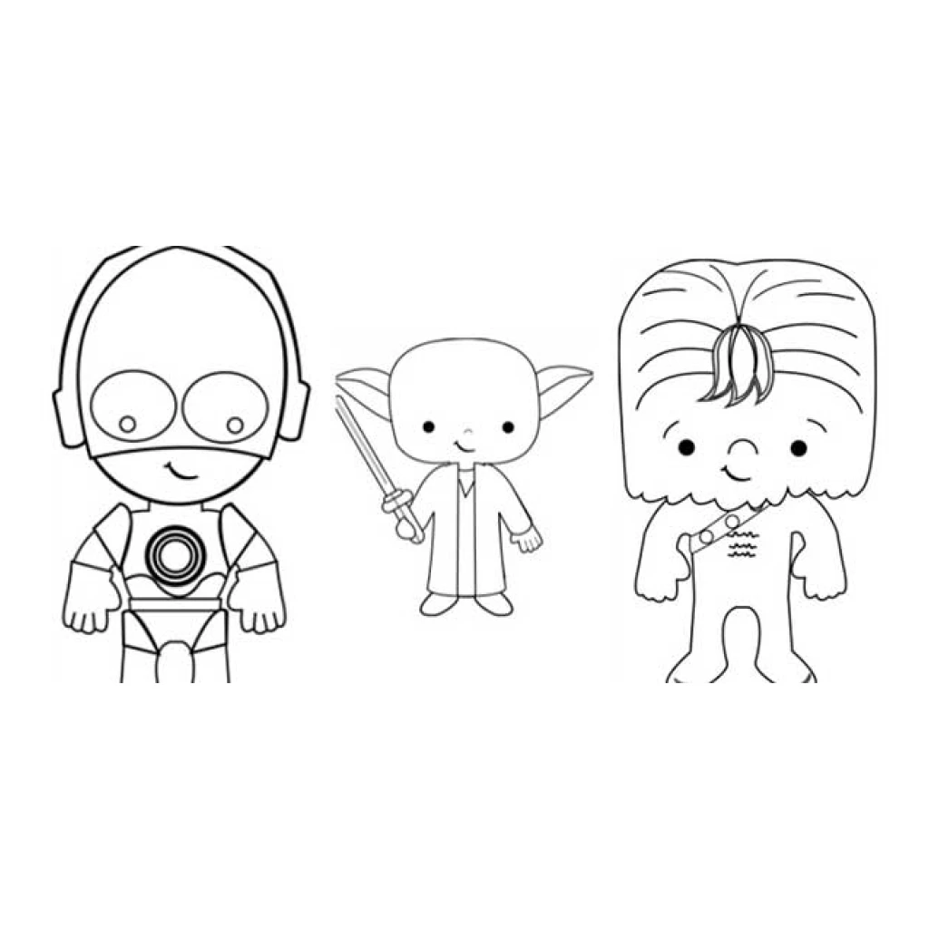 Star Wars coloring page to print for free