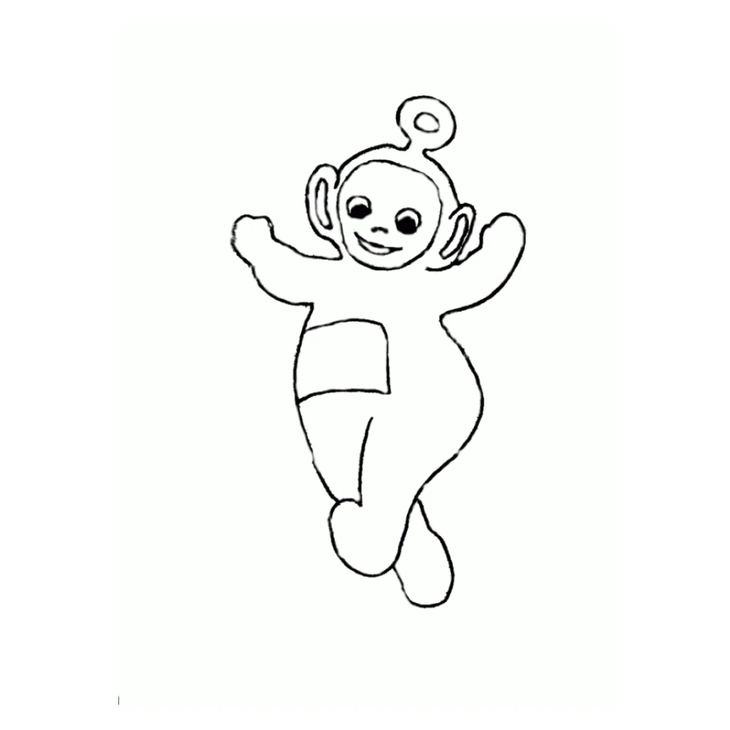 Dibujo de Los Teletubbies para colorear e imprimir gratis
