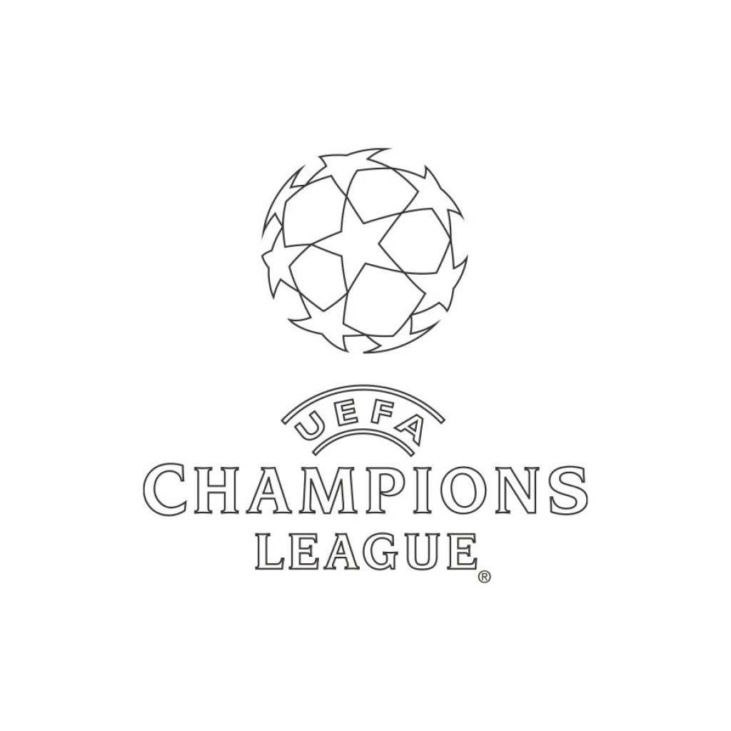 Desenho de Uefa Champions League para colorir e imprimir grátis