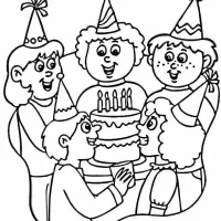 Aniversário Com Amigos E Bolo