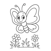 Borboleta Entre Flores