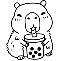 Capivara Com Bebida
