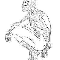 Homem-Aranha sentado