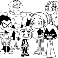 Jovens Titãs a turma toda