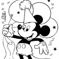 Mickey Mouse Em Festa De Aniversário