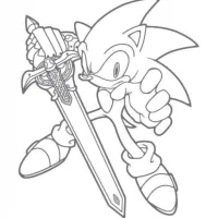 Sonic Com Espada