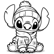 Stitch Em Um Suéter Estiloso