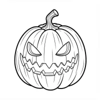 Abóbora Assustadora Para O Halloween