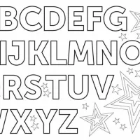 Alfabeto Com Estrelas