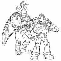 Buzz Lightyear E Imperador Zurg