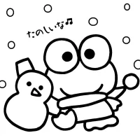 Keroppi No Inverno