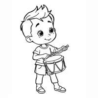 Menino Baterista