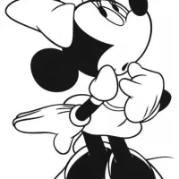 Minnie com dúvida