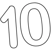 Número 10 Para Crianças