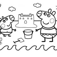 Peppa Pig Na Praia