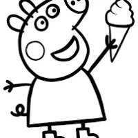 Peppa Pig Com Sorvete