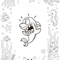 Tubarão E Amigos Do Mar