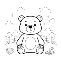 Urso Simples e Divertido